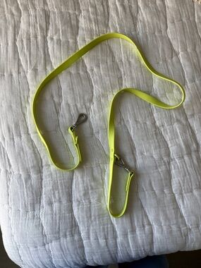 Wild One Bright Green Dog Leash Dual Clips hardly used